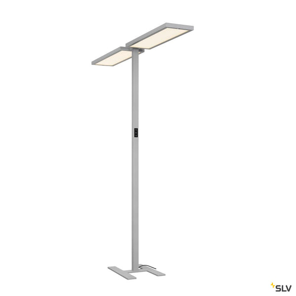 SLV WORKLIGHT PRO, free-standing lamp, 150 W, 4000 K, Touch, grey 1007467