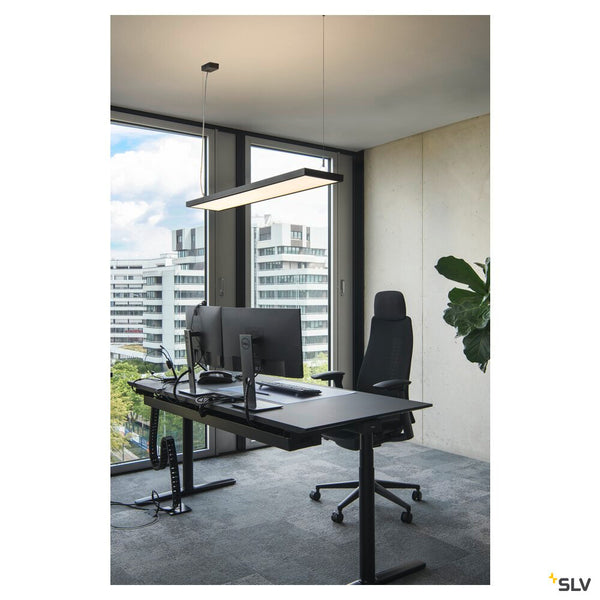SLV WORKLIGHT PRO 120, pendant light, 120cm, 4000K, DALI, Touch, black 1007468