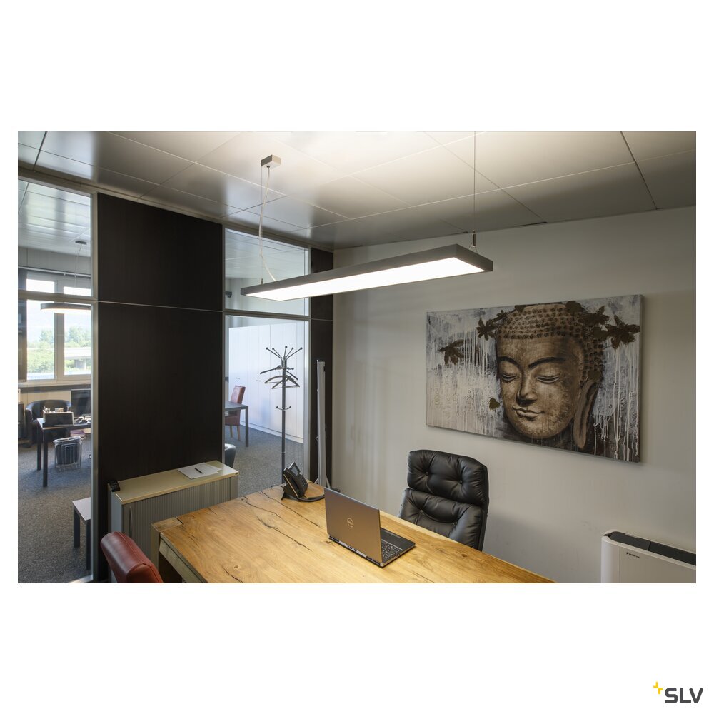 SLV WORKLIGHT PRO 120, pendant light, 120cm, 4000K, DALI, Touch, grey 1007470