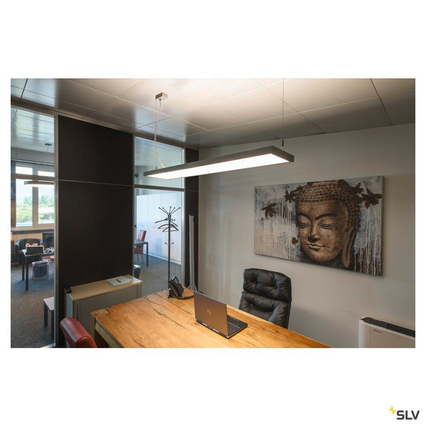 SLV WORKLIGHT PRO 120, pendant light, 120cm, 4000K, DALI, Touch, grey 1007470