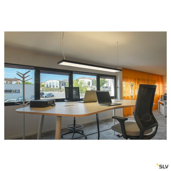 SLV WORKLIGHT PRO 150, pendant light, 150cm, 4000K, DALI, Touch, black 1007471