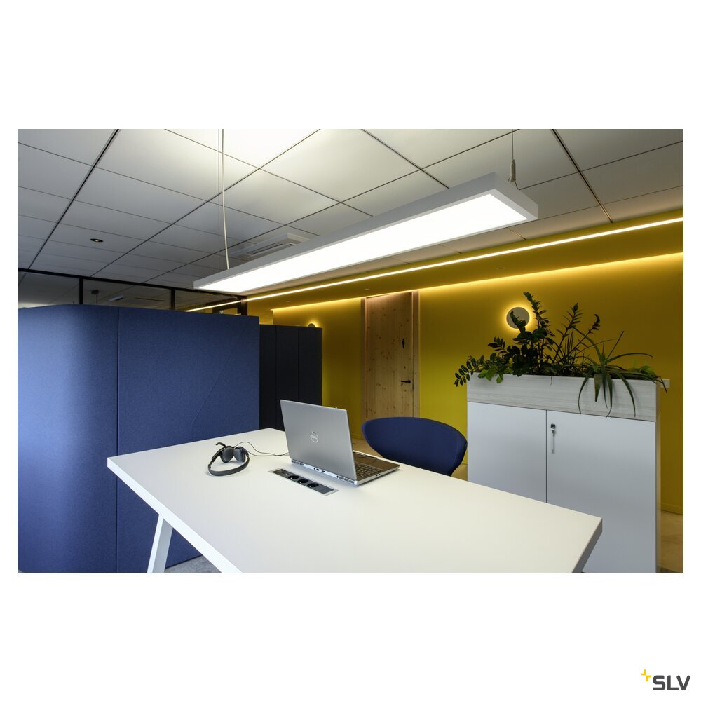 SLV WORKLIGHT PRO 150, pendant light, 150cm, 4000K, DALI, Touch, white 1007472