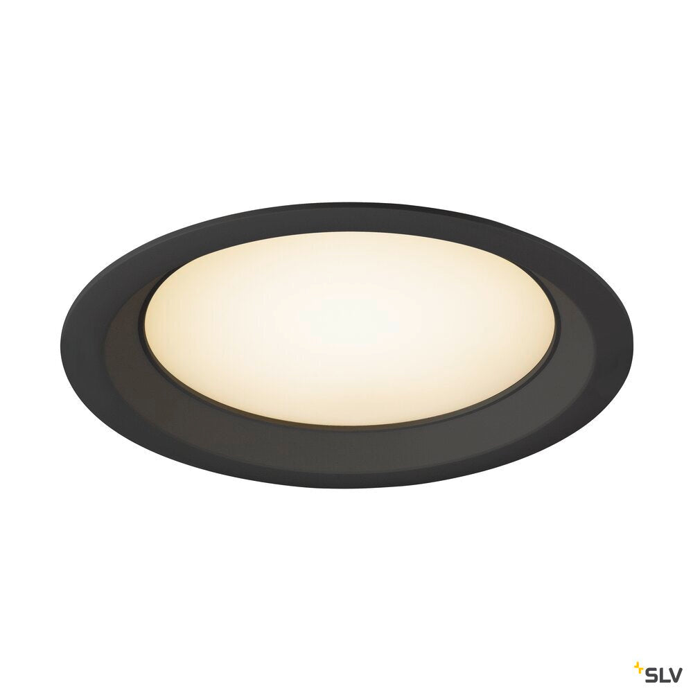SLV DOWNLIGHT V 200, slightly recessed cover black 1007487