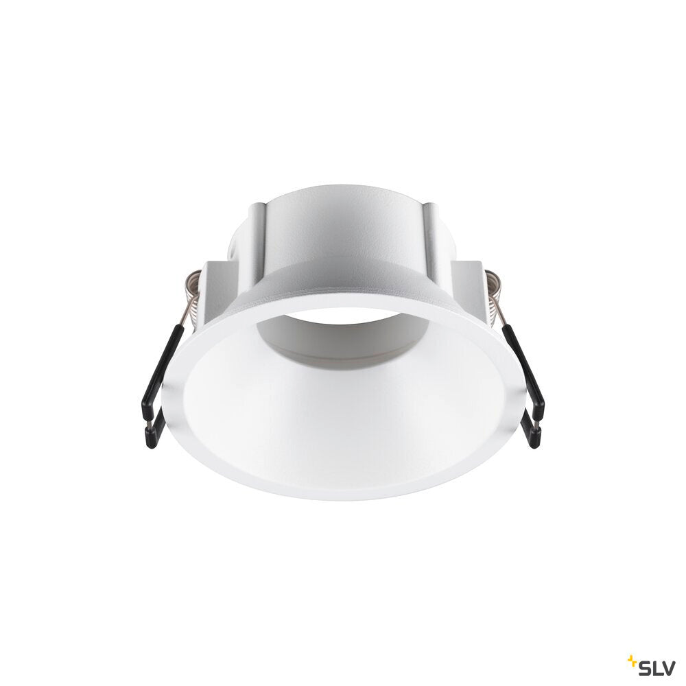 SLV NEW TRIA® 75, ceiling installation ring, recessed, D: 8.2 H: 4.3 cm, IP 20, white 1007489