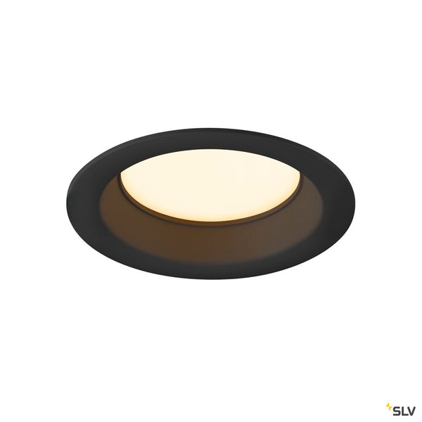 SLV DOWNLIGHT V 100, slightly recessed cover black 1007479