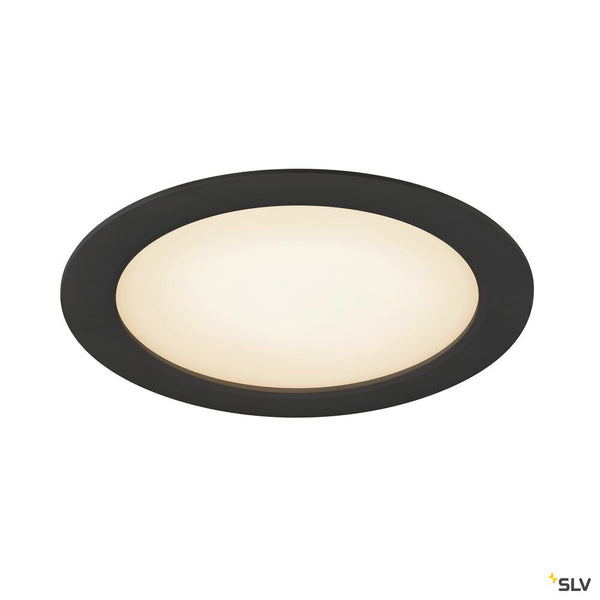 SLV DOWNLIGHT V 200, flat cover black 1007485