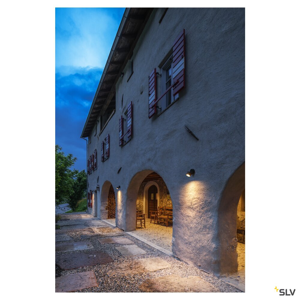 SLV R-CUBE, wall and ceiling-mounted light, 2700/3000K, 15W, PHASE, 70°, anthracite 1007511