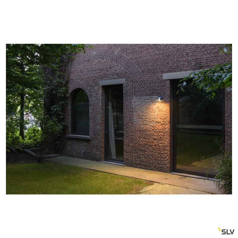 SLV R-CUBE, wall and ceiling-mounted light, 2700/3000K, 15W, PHASE, 70°, anthracite 1007511
