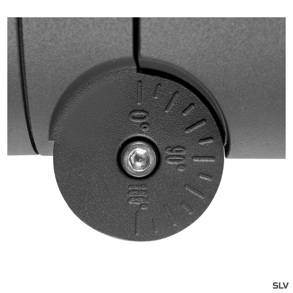 SLV R-CUBE, wall and ceiling-mounted light, 2700/3000K, 15W, PHASE, 70°, anthracite 1007511