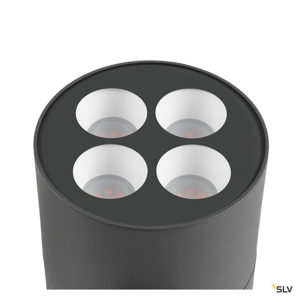SLV R-CUBE, wall and ceiling-mounted light, 2700/3000K, 15W, PHASE, 70°, anthracite 1007511