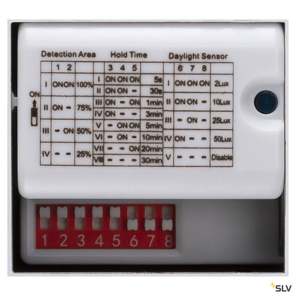 SLV OUTDOOR BULKHEAD V 360, 20W 830/840 IP65 IK10 Sensor 1007515