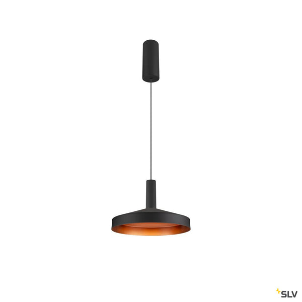 SLV LALU®, pendant light, Led Base, Mix&Match, 150cm, 9.5W, 3000K, PHASE, black 1007518