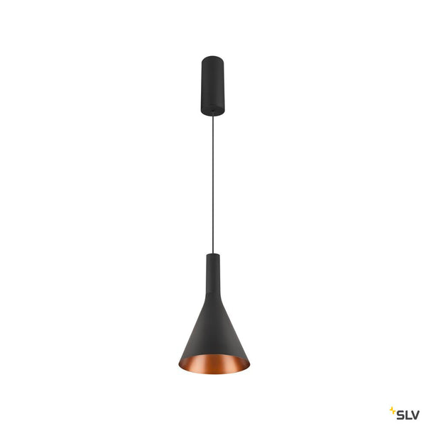 SLV LALU® CONE 15, Lampshade, Mix&Match, H:17 cm, black 1007532