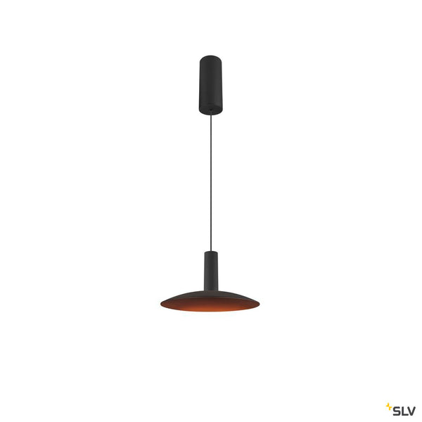 SLV LALU®, pendant light, Led Base, Mix&Match, 150cm, 9.5W, 3000K, PHASE, black 1007518