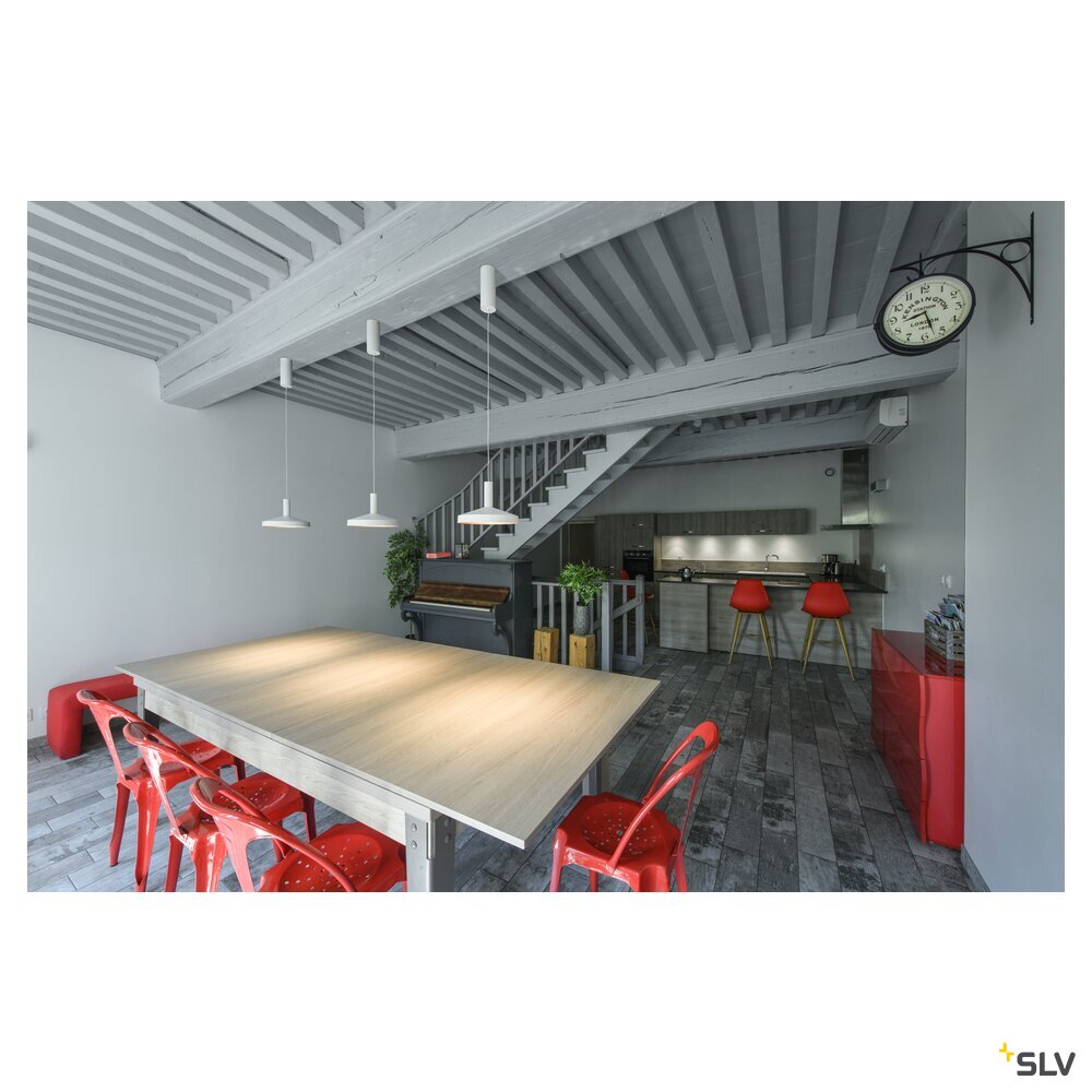 SLV LALU®, pendant light, Led Base, Mix&Match, 150cm, 9.5W, 3000K, PHASE, white 1007519
