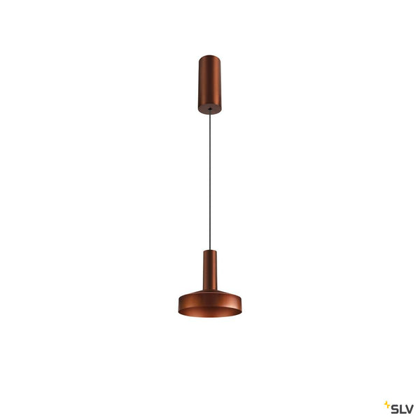 SLV LALU®, pendant light, Led Base, Mix&Match, 150cm, 9.5W, 3000K, PHASE, bronze 1007520