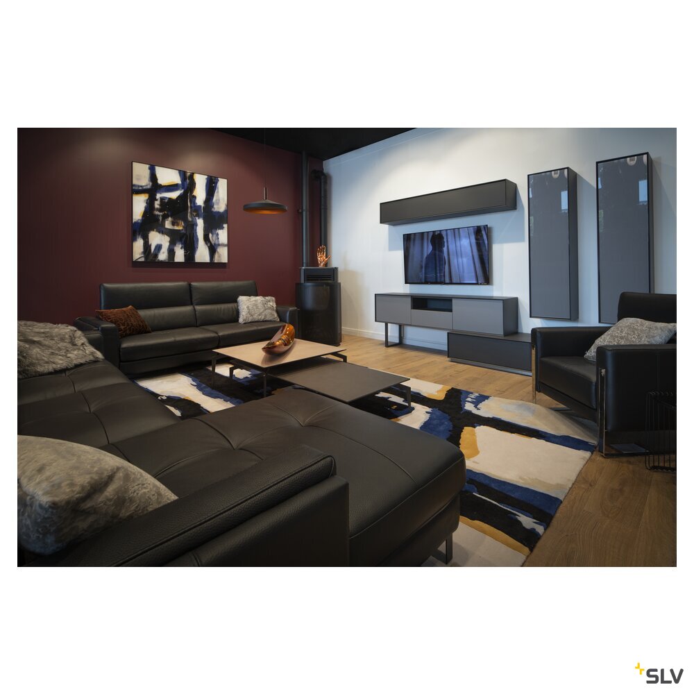 SLV LALU®, pendant light, Led Base, Mix&Match, 150cm, 9.5W, 3000K, PHASE, bronze 1007520