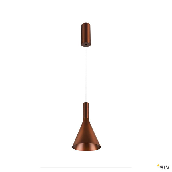 SLV LALU®, pendant light, Led Base, Mix&Match, 150cm, 9.5W, 3000K, PHASE, bronze 1007520