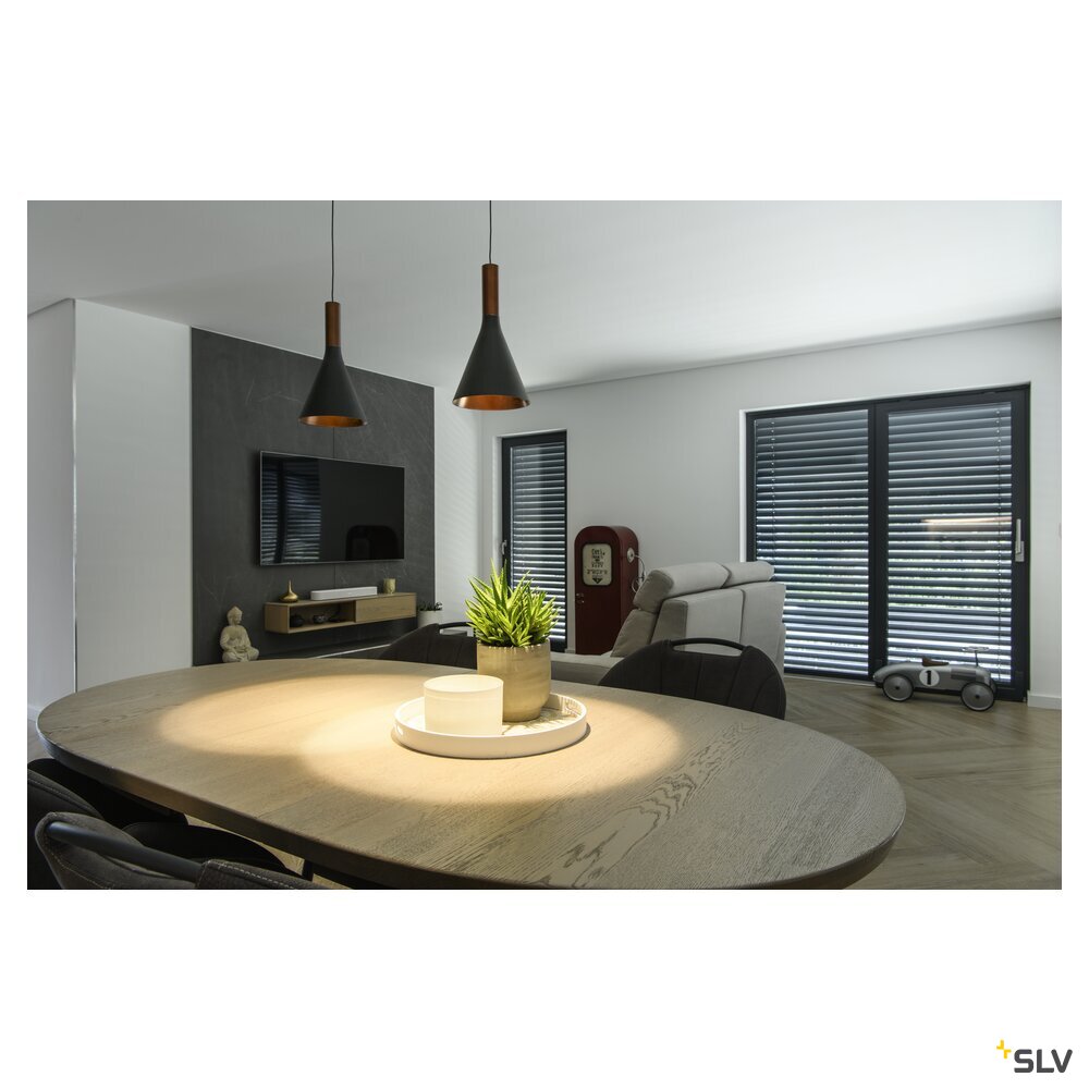 SLV LALU® CONE 15, Lampshade, Mix&Match, H:17 cm, black 1007532