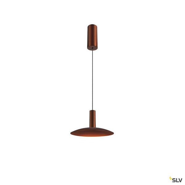 SLV LALU®, pendant light, Led Base, Mix&Match, 150cm, 9.5W, 3000K, PHASE, bronze 1007520