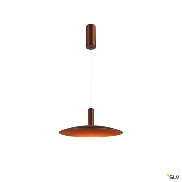 SLV LALU®, pendant light, Led Base, Mix&Match, 150cm, 9.5W, 3000K, PHASE, bronze 1007520