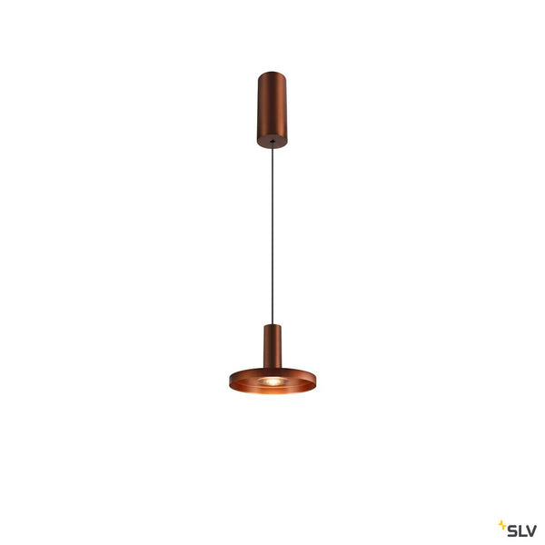 SLV LALU®, pendant light, Led Base, Mix&Match, 150cm, 9.5W, 3000K, PHASE, bronze 1007520