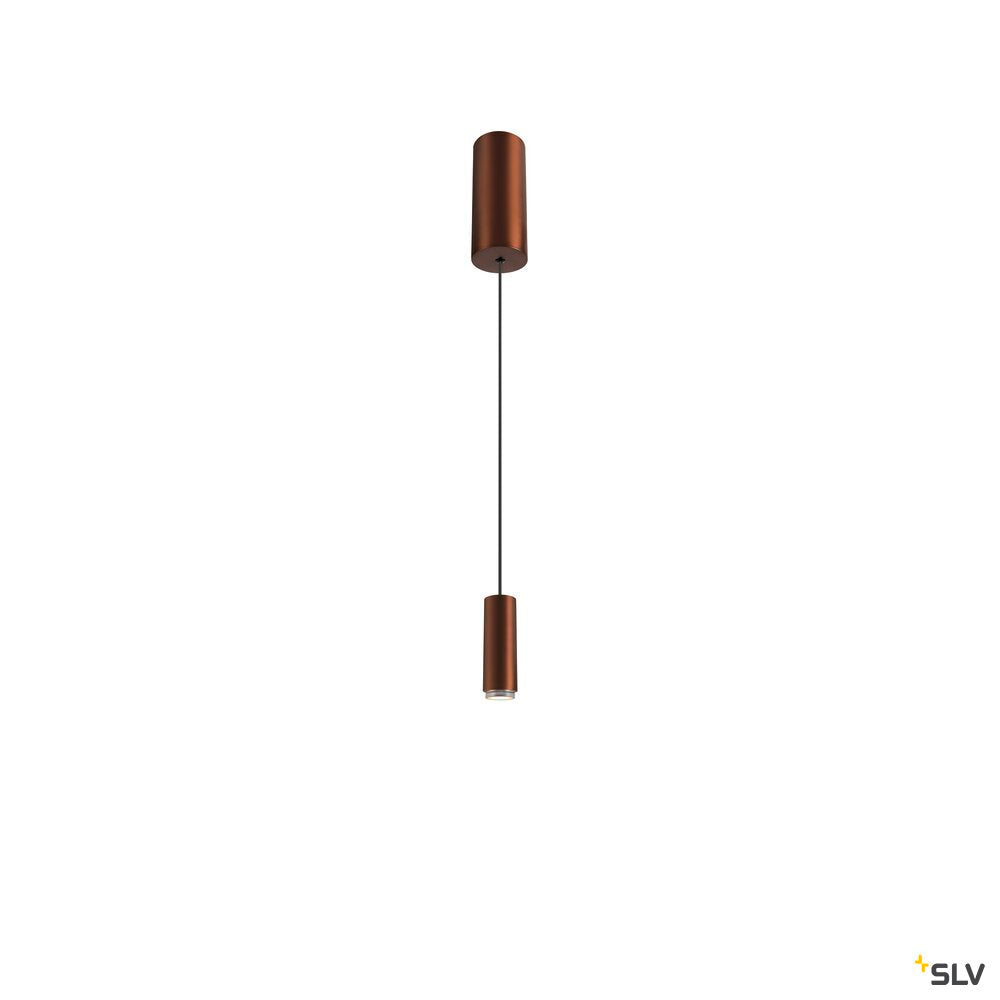 SLV LALU®, pendant light, Led Base, Mix&Match, 150cm, 9.5W, 3000K, PHASE, bronze 1007520