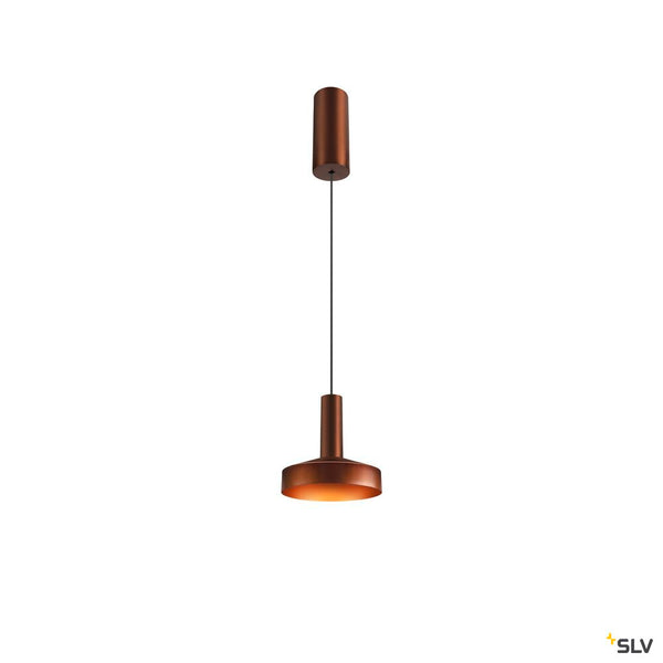 SLV LALU®, pendant light, Led Base, Mix&Match, 150cm, 9.5W, 3000K, PHASE, bronze 1007520