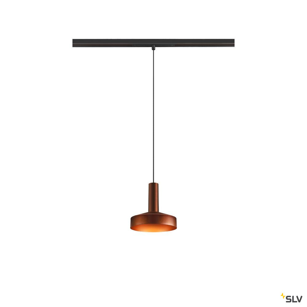 SLV LALU®, pendant light, 48V, Led Base, Mix&Match, 150cm, 8W, 3000K, DALI, bronze 1007747