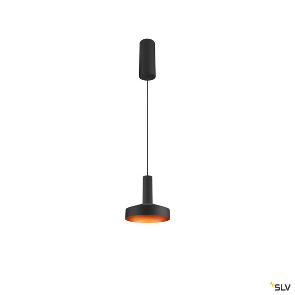 SLV LALU®, pendant light, Led Base, Mix&Match, 150cm, 9.5W, 3000K, PHASE, black 1007518