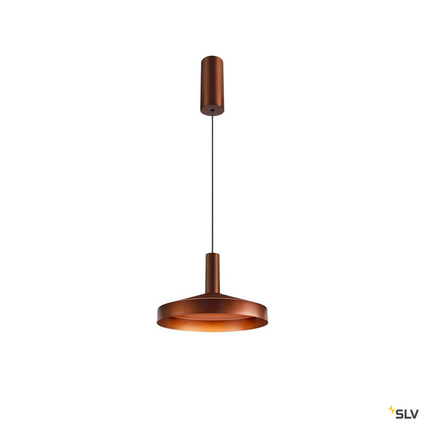 SLV LALU®, pendant light, Led Base, Mix&Match, 150cm, 9.5W, 3000K, PHASE, bronze 1007520