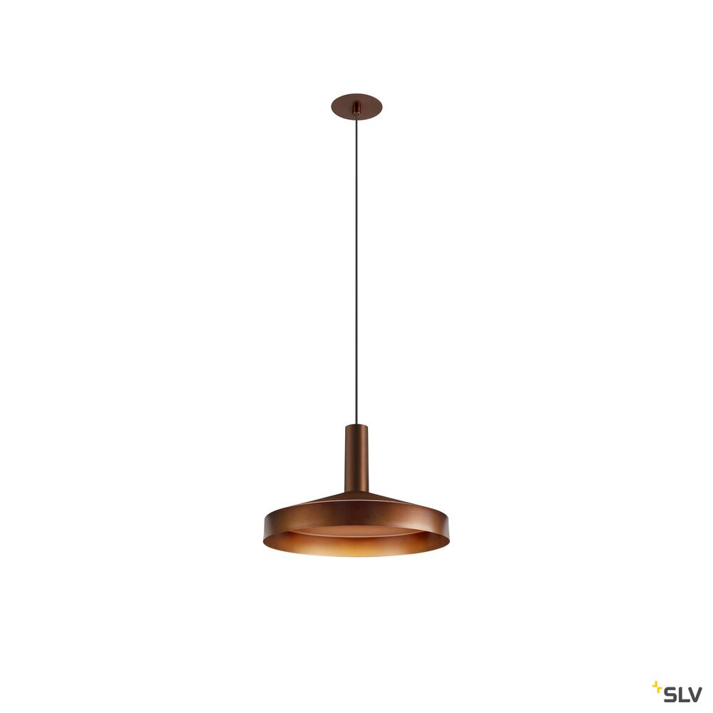 SLV LALU®, pendant light, Led Base, Mix&Match, recessed, 150cm, 9.5W, 3000K, PHASE, bronze 1007550