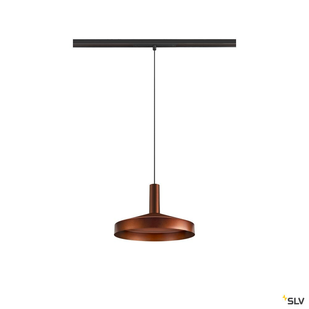 SLV LALU®, pendant light, 48V, Led Base, Mix&Match, 150cm, 8W, 3000K, DALI, bronze 1007747