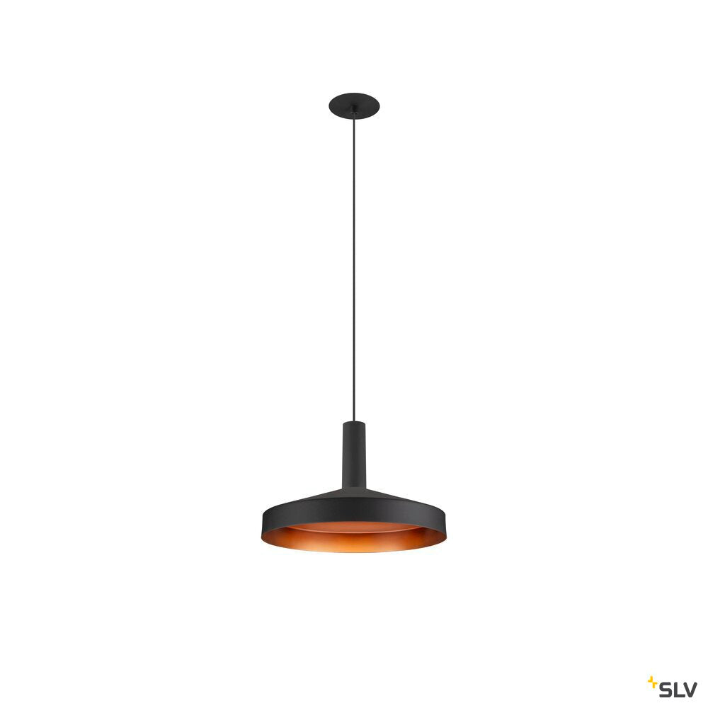 SLV LALU®, pendant light, Led Base, Mix&Match, recessed, 150cm, 9.5W, 3000K, PHASE, black 1007548
