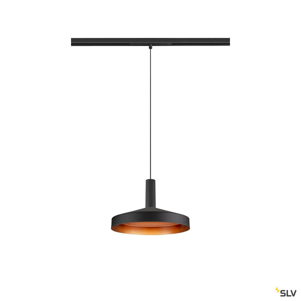 SLV LALU®, 48V pendant light, DALI, LED base, Mix&Match, pendant length 200 cm, 2700/3000K, 40°, black 1010289