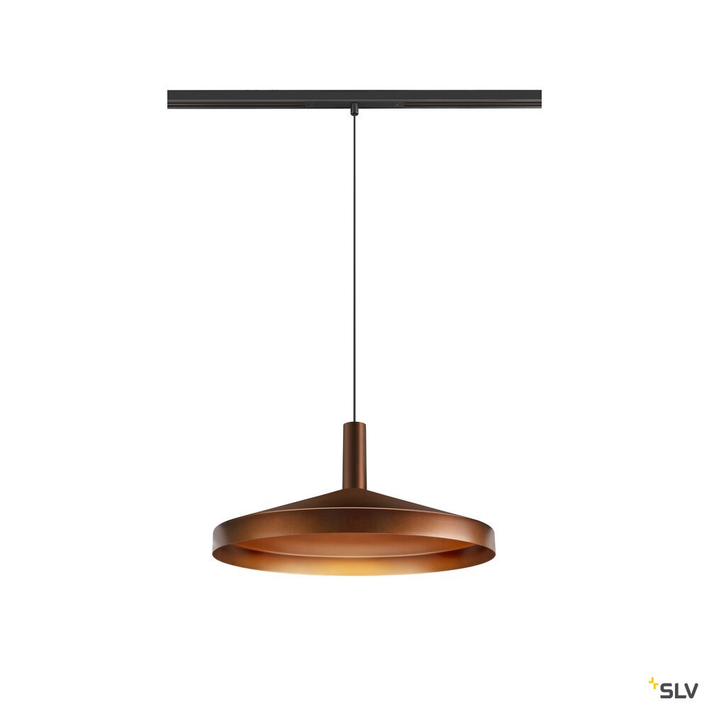 SLV LALU®, pendant light, 48V, Led Base, Mix&Match, 150cm, 8W, 3000K, DALI, bronze 1007747