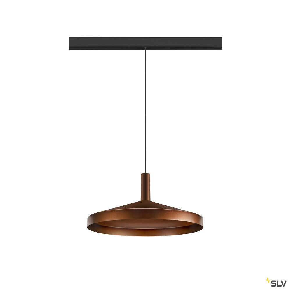 SLV LALU®, pendant light, 48V, Led Base, Mix&Match, 150cm, 8W, 3000K, DALI, bronze 1007747