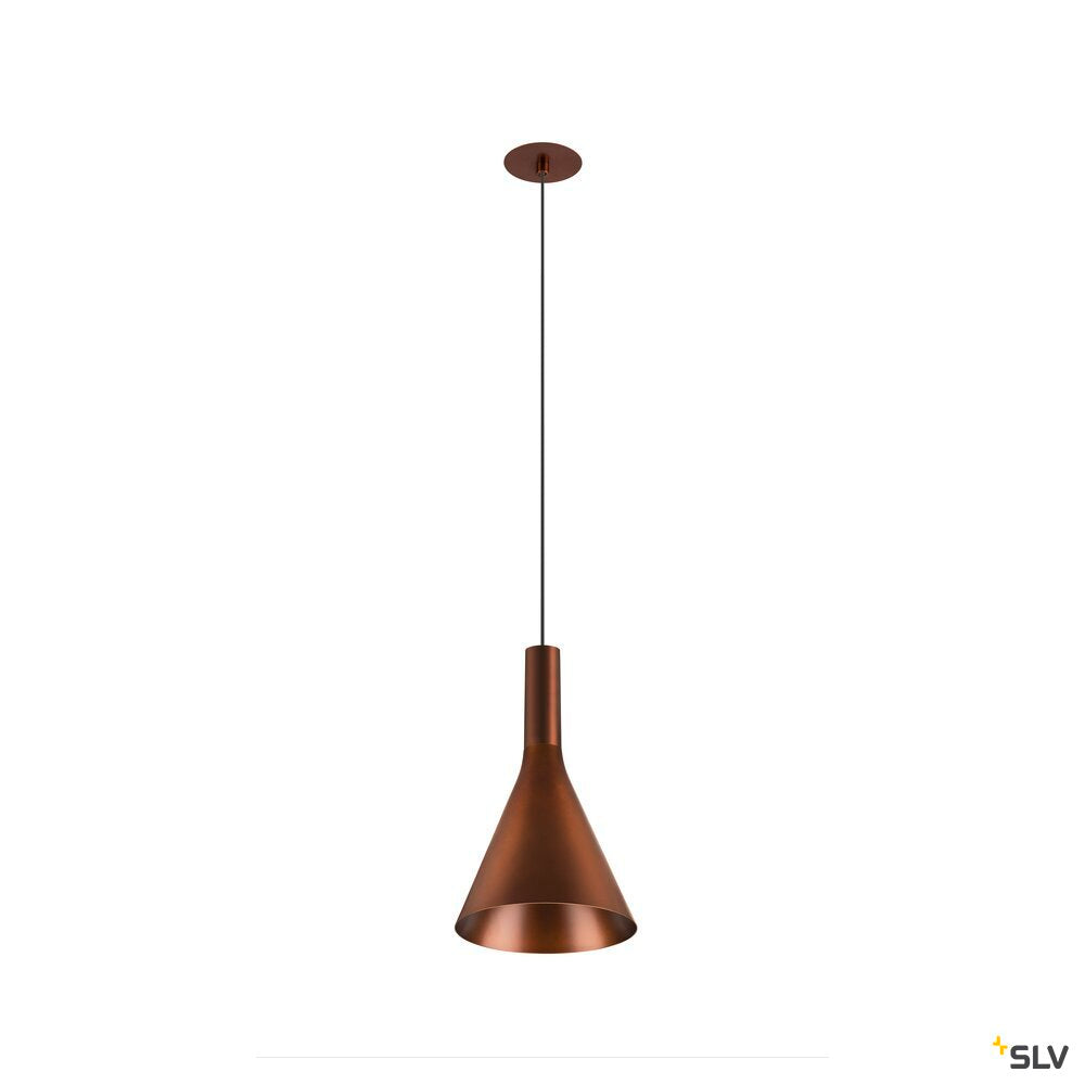 SLV LALU®, pendant light, Led Base, Mix&Match, recessed, 150cm, 9.5W, 3000K, PHASE, bronze 1007550