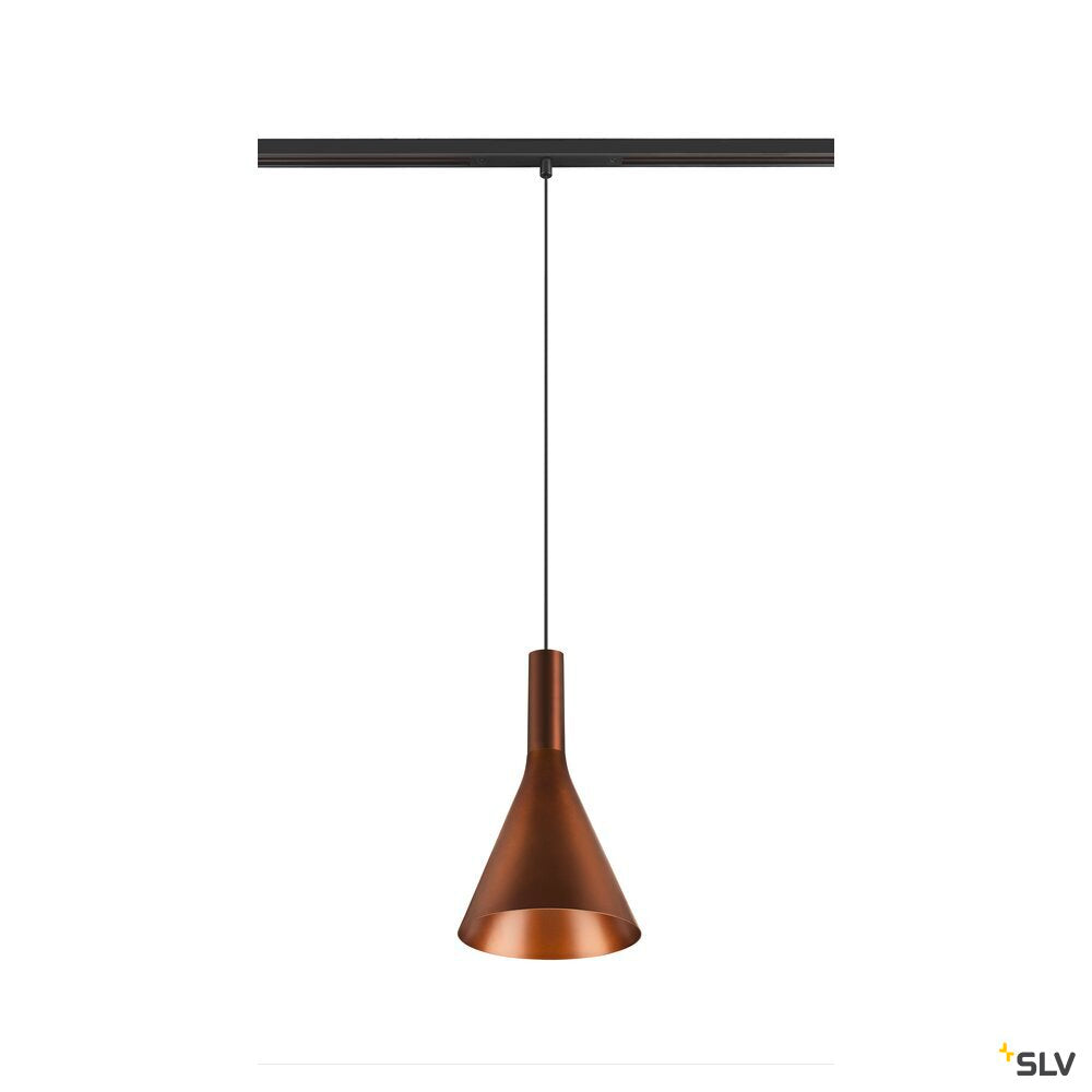 SLV LALU®, pendant light, 48V, Led Base, Mix&Match, 150cm, 8W, 3000K, DALI, bronze 1007747