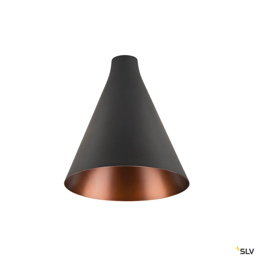 SLV LALU® CONE 15, Lampshade, Mix&Match, H:17 cm, black 1007532