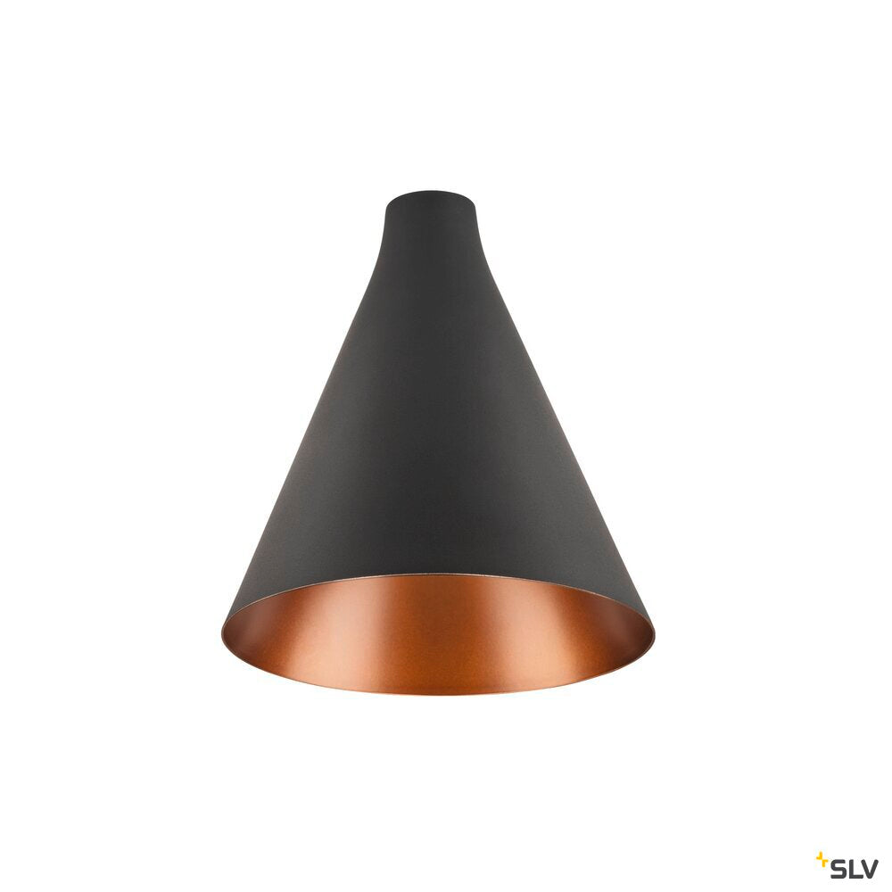 SLV LALU® CONE 15, Lampshade, Mix&Match, H:17 cm, black 1007532
