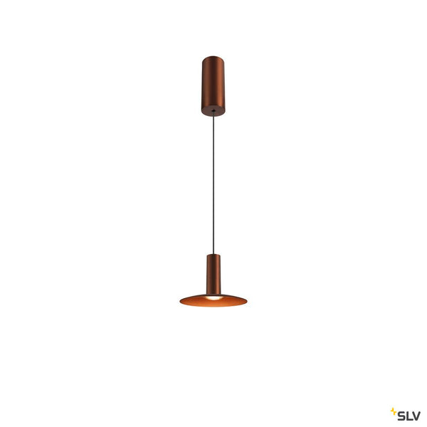 SLV LALU®, pendant light, Led Base, Mix&Match, 150cm, 9.5W, 3000K, PHASE, bronze 1007520