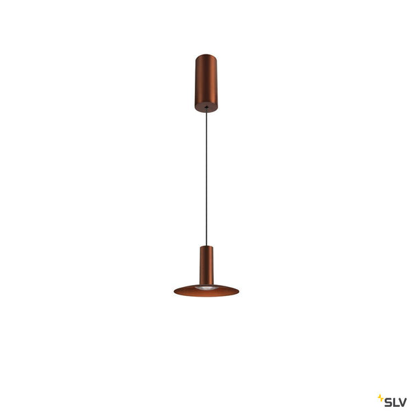 SLV LALU®, pendant light, Led Base, Mix&Match, 150cm, 9.5W, 3000K, PHASE, bronze 1007520