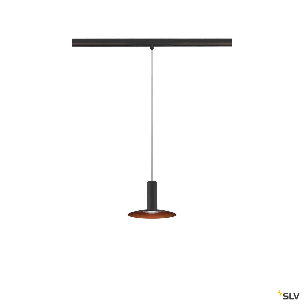 SLV LALU®, pendant light, 48V, Led Base, Mix&Match, 150cm, 8W, 3000K, DALI, black 1007749