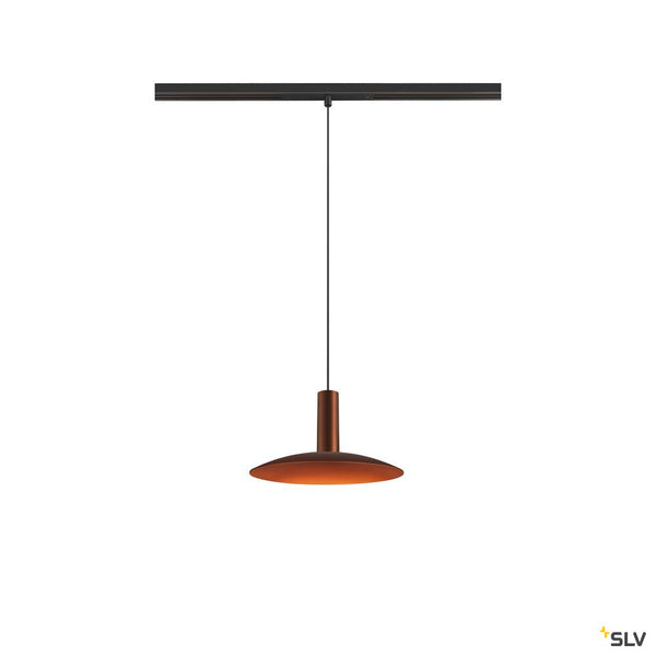 SLV LALU®, pendant light, 48V, Led Base, Mix&Match, 150cm, 8W, 3000K, DALI, bronze 1007747