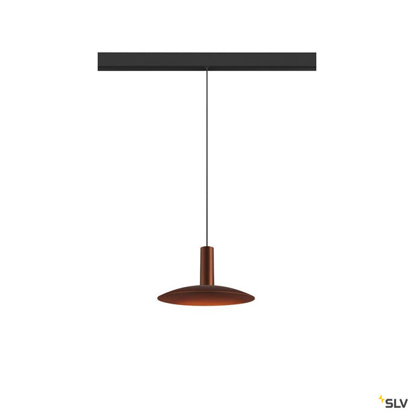 SLV LALU®, pendant light, 48V, Led Base, Mix&Match, 150cm, 8W, 3000K, DALI, bronze 1007747
