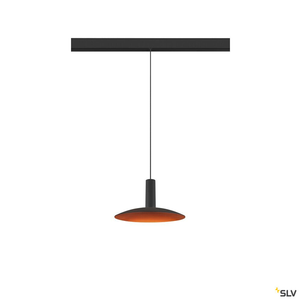 SLV LALU®, pendant light, 48V, Led Base, Mix&Match, 150cm, 8W, 3000K, DALI, black 1007749