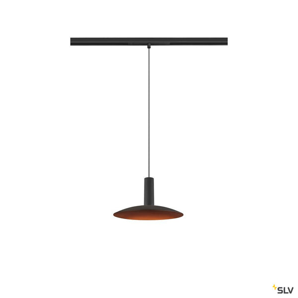 SLV LALU®, 48V pendant light, DALI, LED base, Mix&Match, pendant length 200 cm, 2700/3000K, 40°, black 1010289