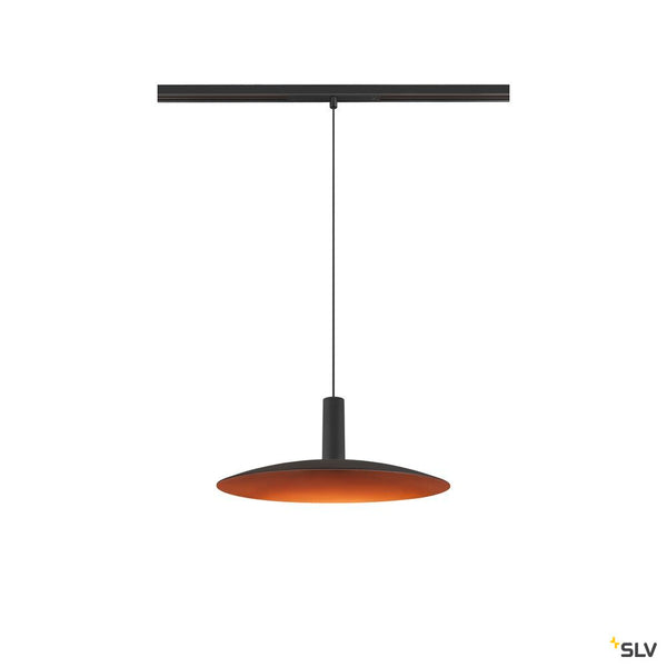SLV LALU®, pendant light, 48V, Led Base, Mix&Match, 150cm, 8W, 3000K, DALI, black 1007749