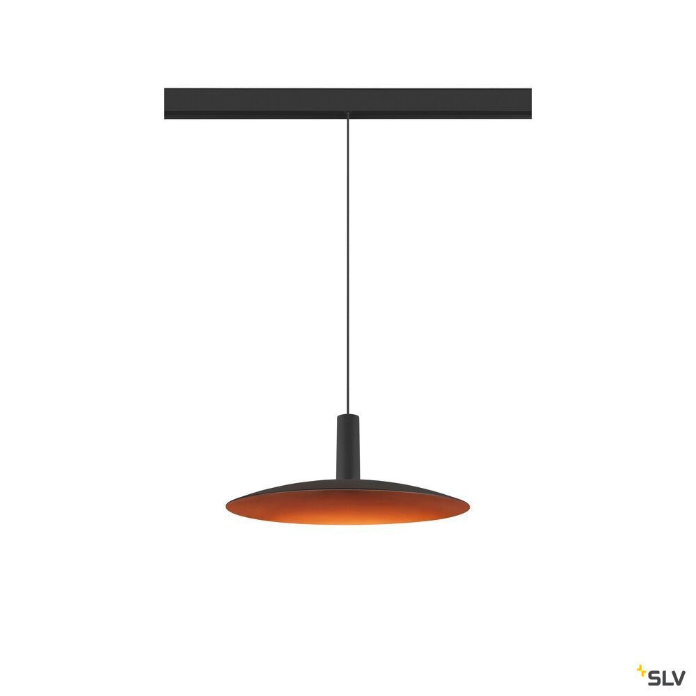 SLV LALU®, pendant light, 48V, Led Base, Mix&Match, 150cm, 8W, 3000K, DALI, black 1007749